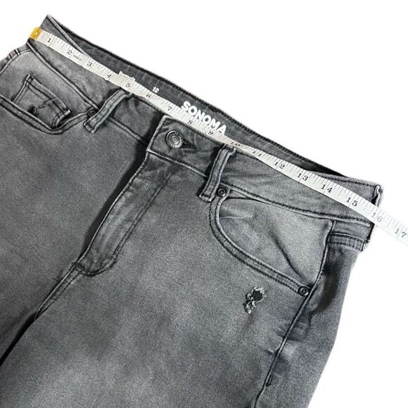 Sonoma Bermuda jean shorts black size 12 - Picture 9 of 11